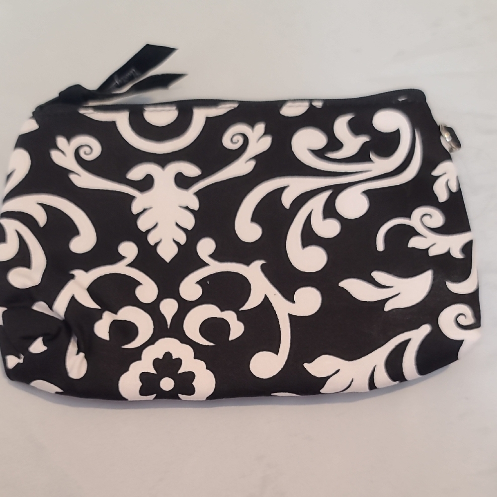 Black and White Patterned Women's Bag